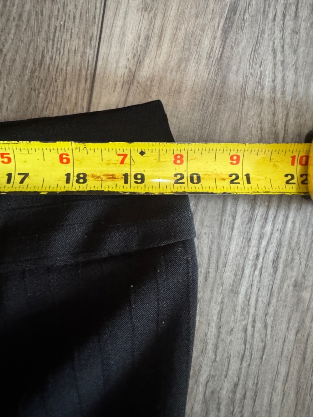 JBXR Plus Size 20W Black Pinstripe Dress Pants Wrinkle-Free Career Slacks 40x31 - Picture 6 of 8